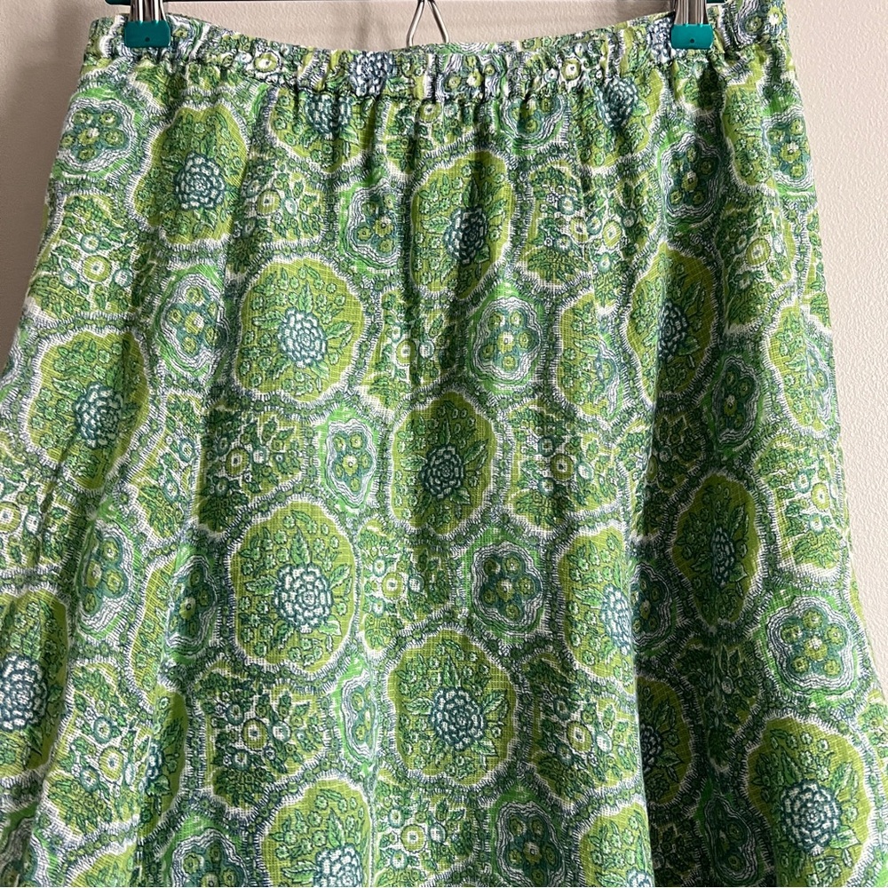Coldwater Creek Flowy Boho Handkerchief Hem Skirt M - Picture 3 of 11